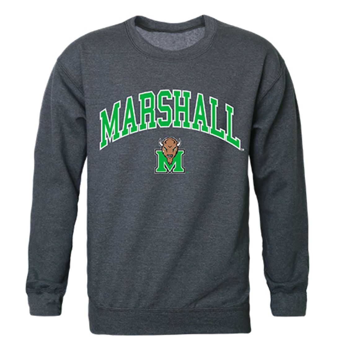 Marshall University Campus Crewneck Pullover Sweatshirt Sweater Heathe