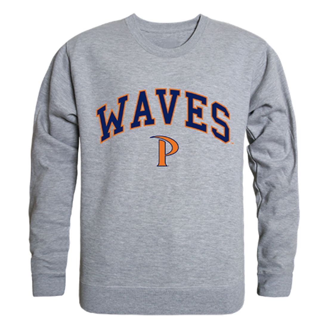 Pepperdine University Campus Crewneck Pullover Sweatshirt Sweater Heather Grey-Campus-Wardrobe