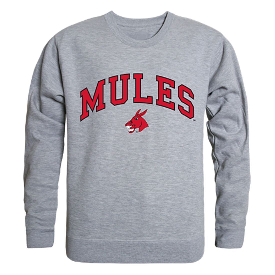 UCM University of Central Missouri Campus Crewneck Pullover Sweatshirt Sweater Heather Grey-Campus-Wardrobe