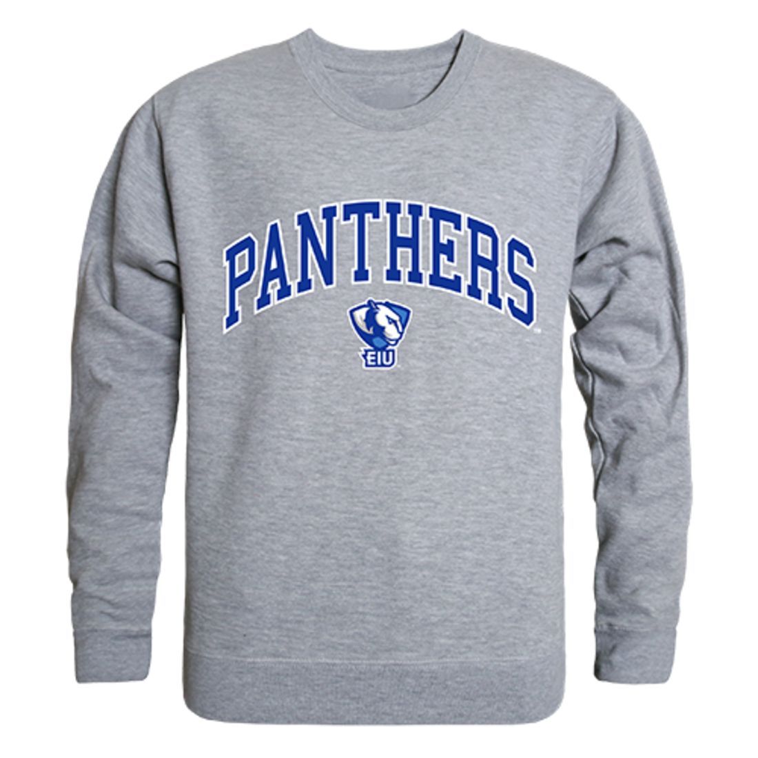 EIU Eastern Illinois University Campus Crewneck Pullover Sweatshirt Sweater Heather Grey