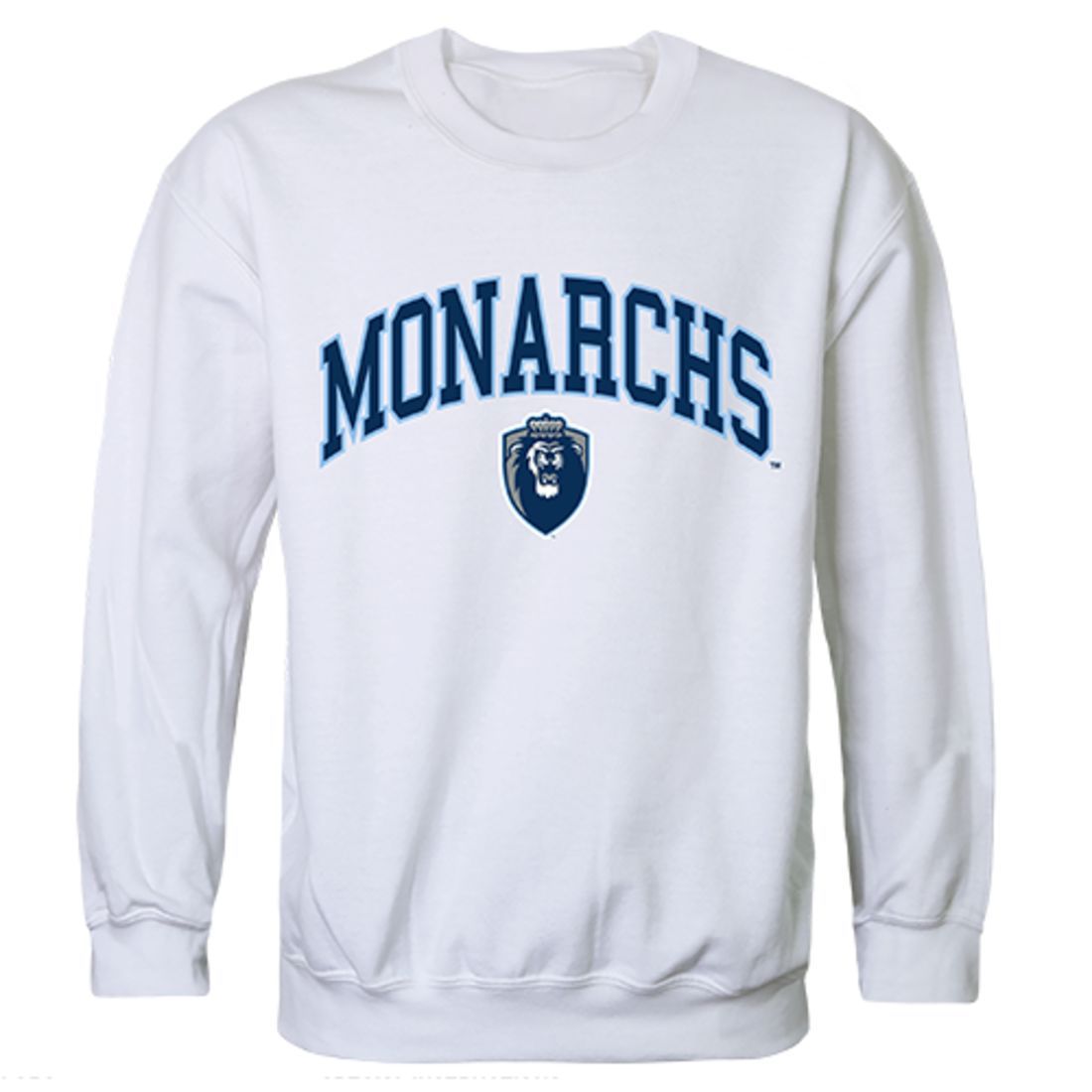 ODU Old Dominion University Campus Crewneck Pullover Sweatshirt Sweater White-Campus-Wardrobe
