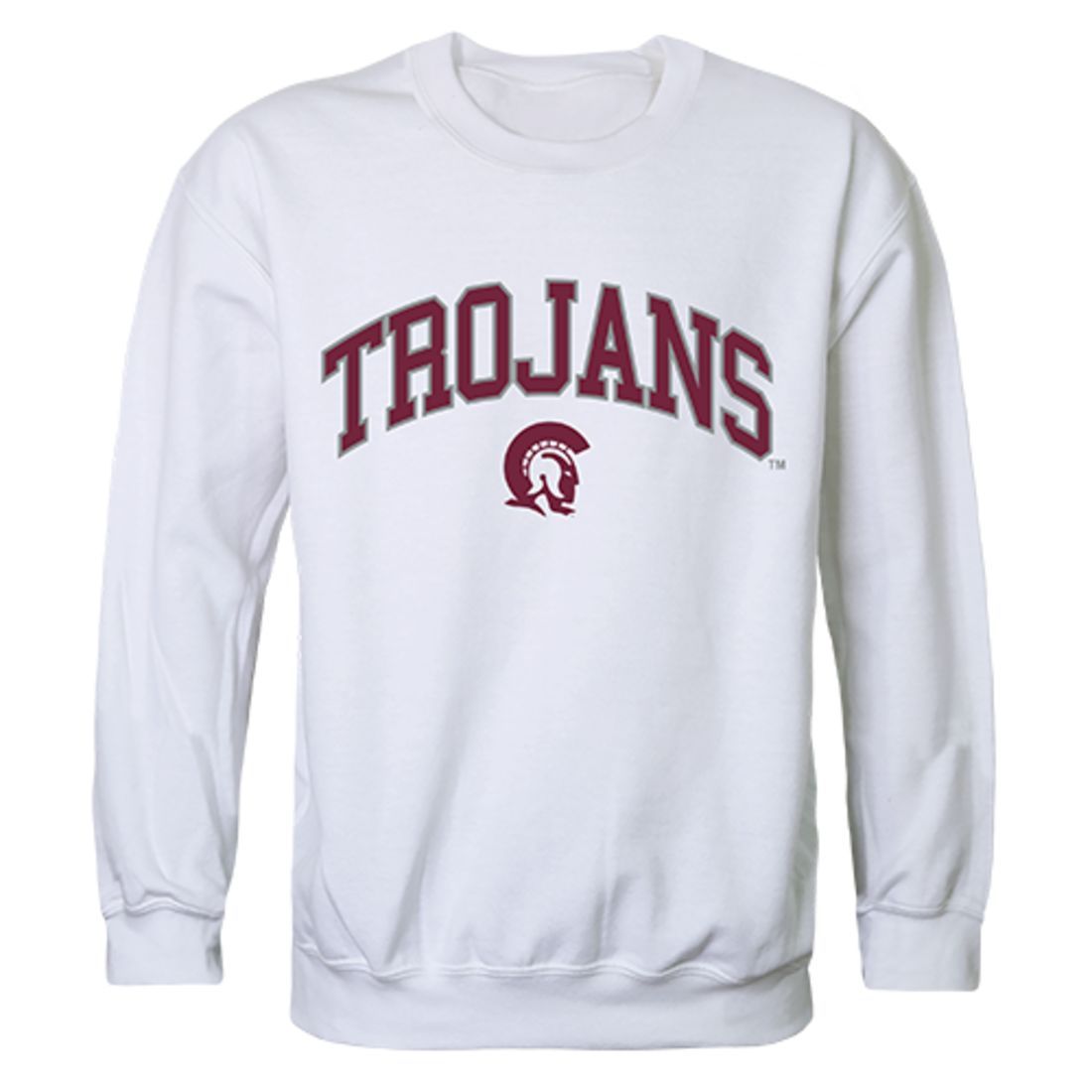 Arkansas at Little Rock Campus Crewneck Pullover Sweatshirt Sweater White-Campus-Wardrobe