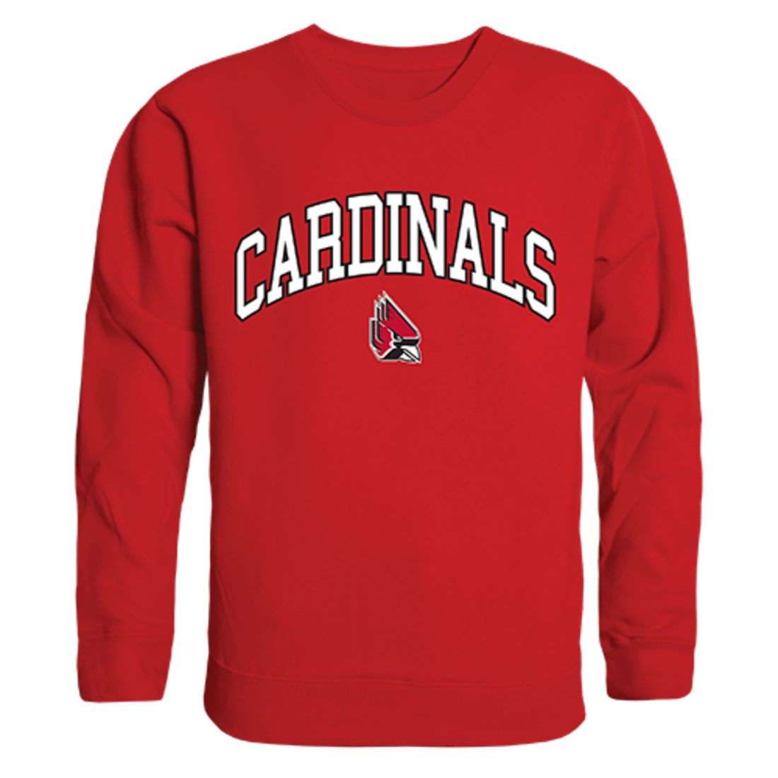 BSU Ball State University Campus Crewneck Pullover Sweatshirt Sweater Red-Campus-Wardrobe