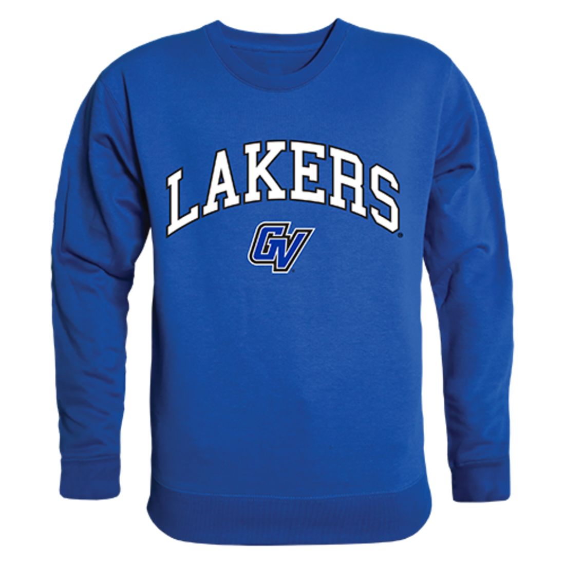 GVSU Grand Valley State University Campus Crewneck Pullover Sweatshirt Sweater Royal-Campus-Wardrobe