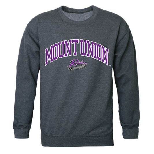 University of Mount Union Campus Crewneck Pullover Sweatshirt Sweater Heather Charcoal-Campus-Wardrobe