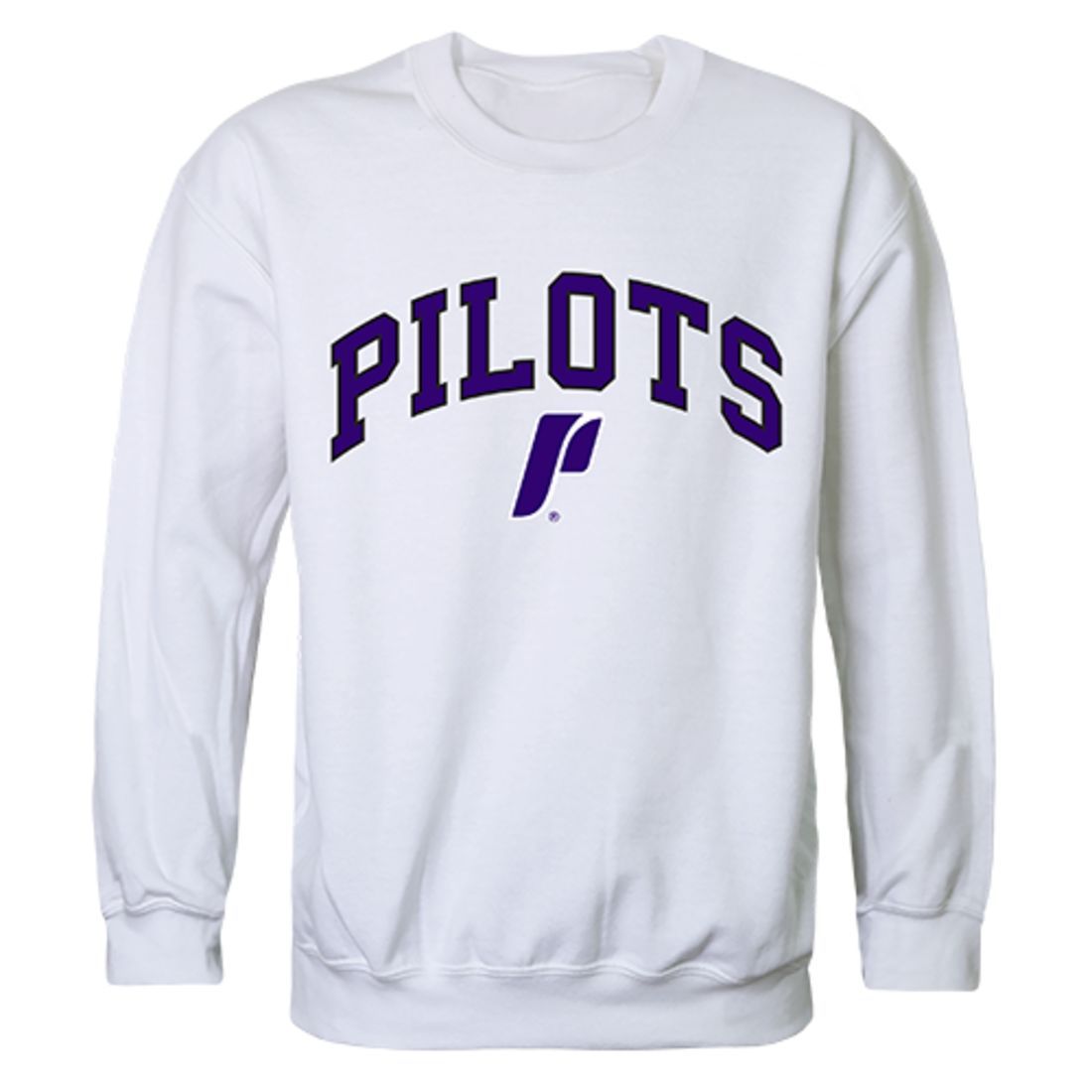UP University of Portland Campus Crewneck Pullover Sweatshirt Sweater White-Campus-Wardrobe