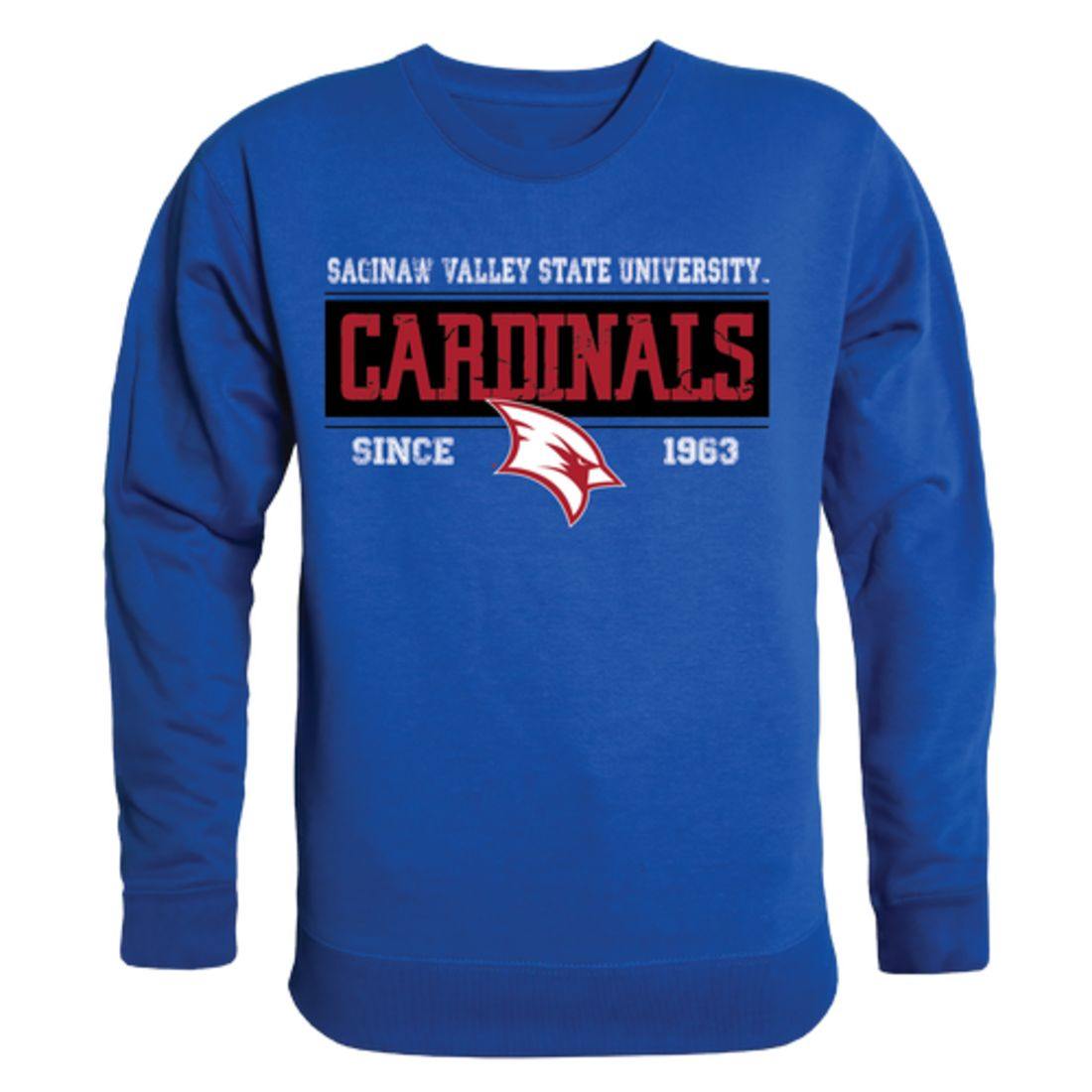 SVSU Saginaw Valley State University Established Crewneck Pullover Sweatshirt Sweater Royal