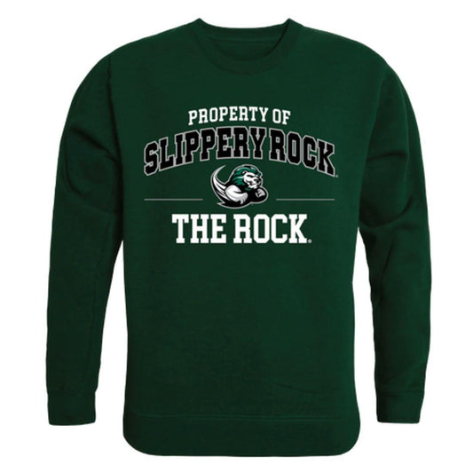 SRU Slippery Rock University The Rock Property Crewneck Pullover Sweatshirt Sweater Forest-Campus-Wardrobe