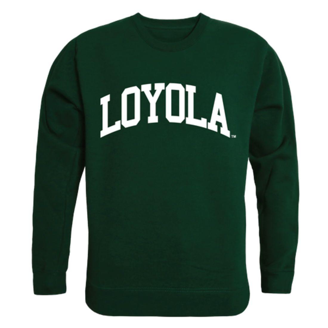 Loyola University Maryland Greyhounds Arch Crewneck Pullover Sweatshirt Sweater Forest-Campus-Wardrobe