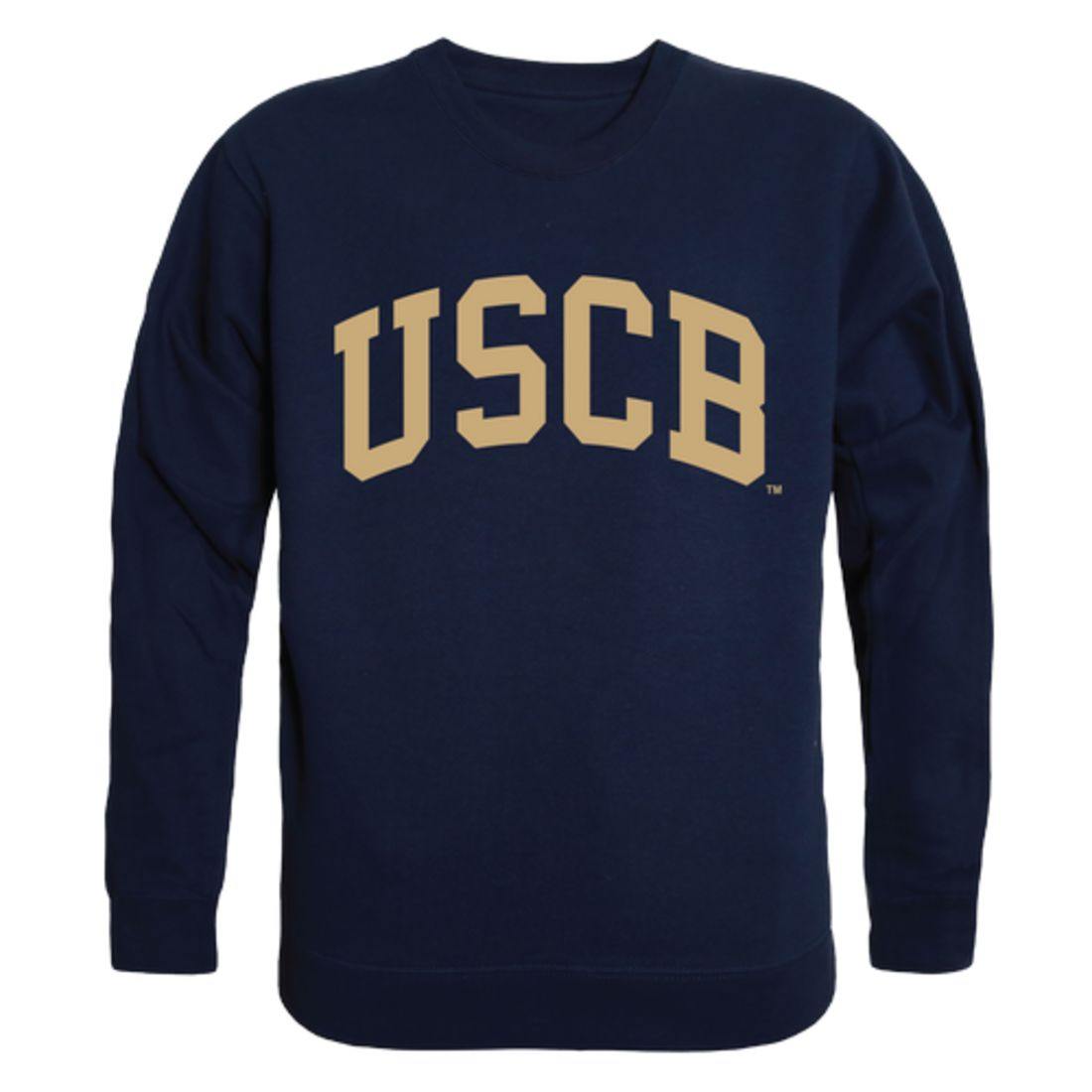 USCB University of South Carolina Beaufort Sand Sharks Arch Crewneck Pullover Sweatshirt Sweater Navy-Campus-Wardrobe