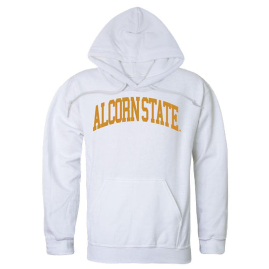 Alcorn State University Braves College Hoodie Sweatshirt White-Campus-Wardrobe
