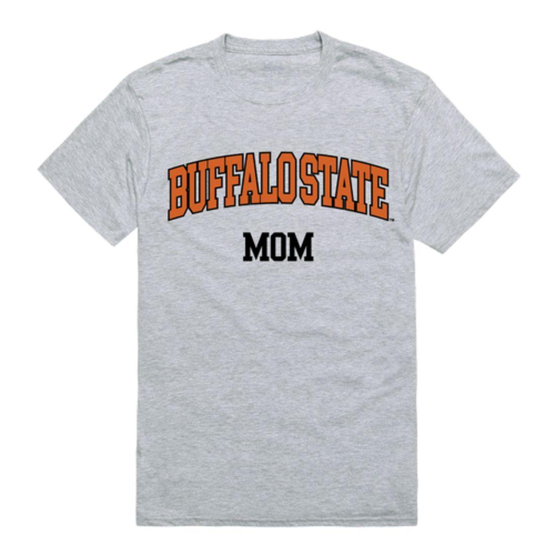 W Republic SUNY Buffalo State College Bengals College Mom Womens T-Shirt, Heather Grey / Medium