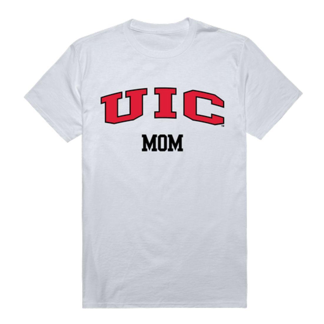 UIC University of Illinois at Chicago Flames College Mom Womens T-Shirt-Campus-Wardrobe