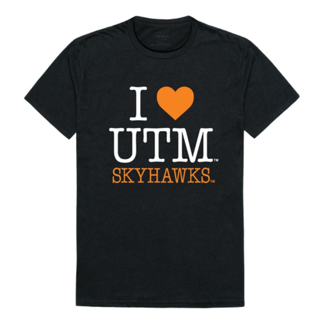 I Love UT University of Tennessee at Martin Skyhawks T Shirt