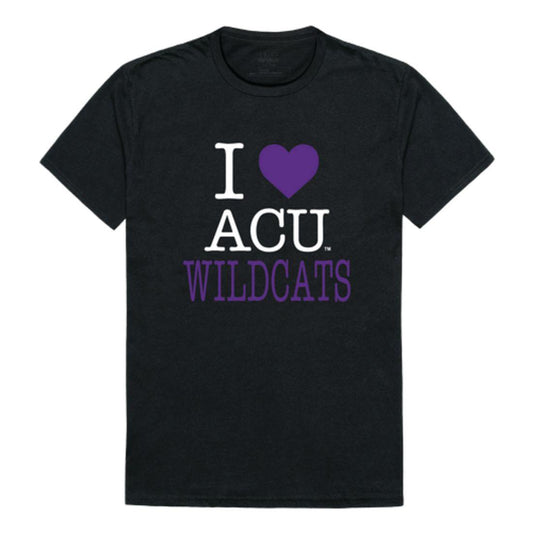 I Love ACU Abilene Christian University Wildcats T-Shirt-Campus-Wardrobe