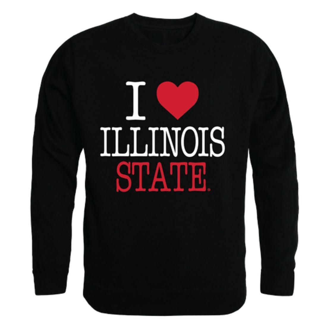 Illinois State University Redbirds Campus Hoodie Sweatshirt Black