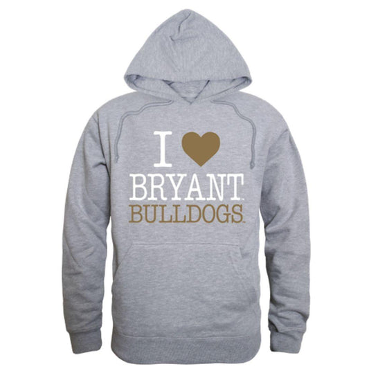 I Love Bryant University Bulldogs Hoodie Sweatshirt-Campus-Wardrobe