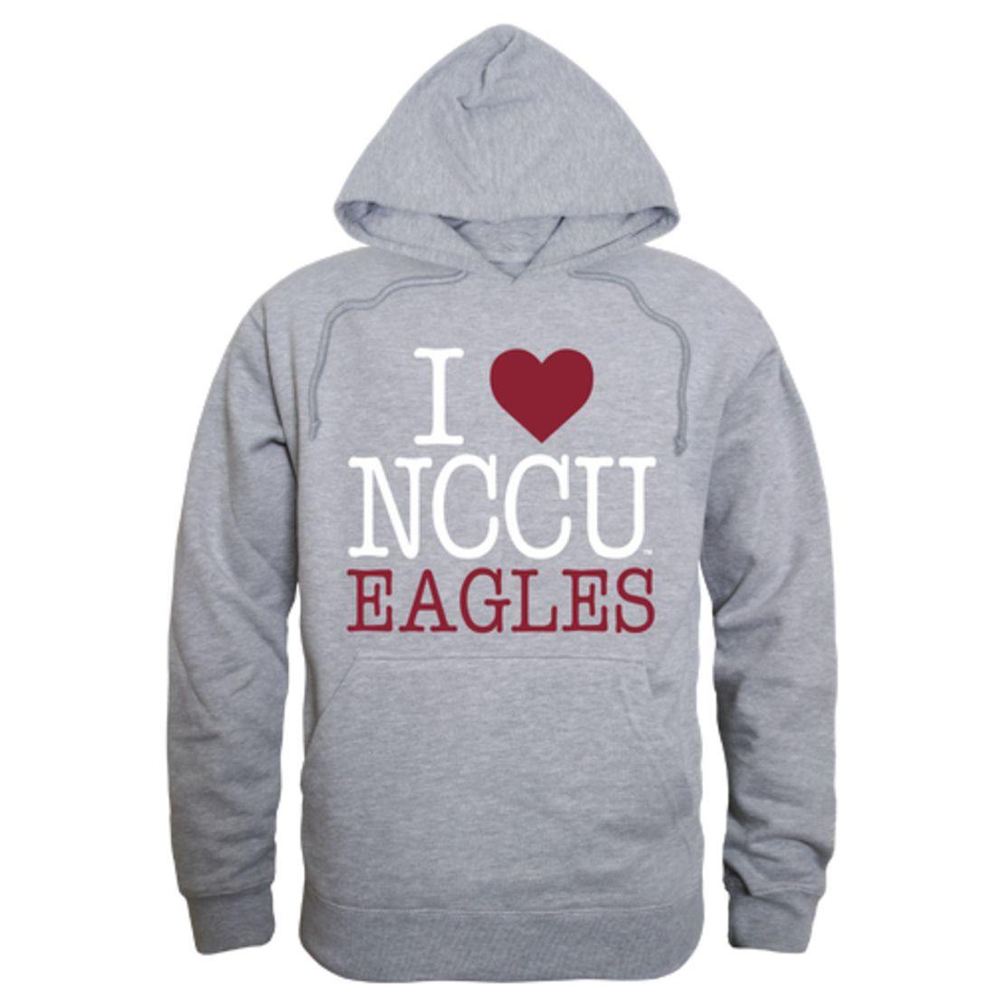I Love NCCU North Carolina Central University Eagles Hoodie Sweatshirt-Campus-Wardrobe