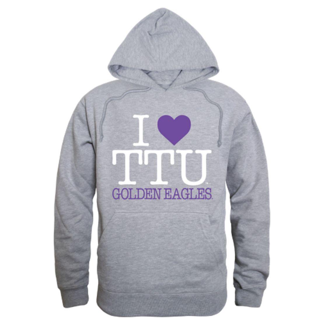 I Love TTU Tennessee Tech University Golden Eagles Hoodie Sweatshirt-Campus-Wardrobe