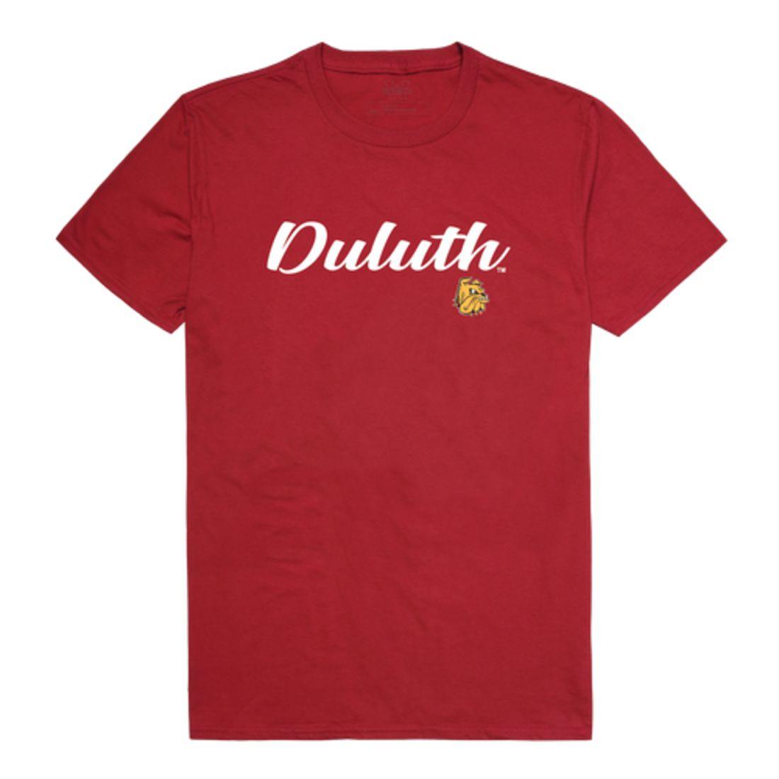 UMD University of Minnesota Duluth Bulldogs Script Tee T-Shirt-Campus-Wardrobe