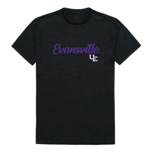 University of Evansville Aces Script Tee T-Shirt-Campus-Wardrobe