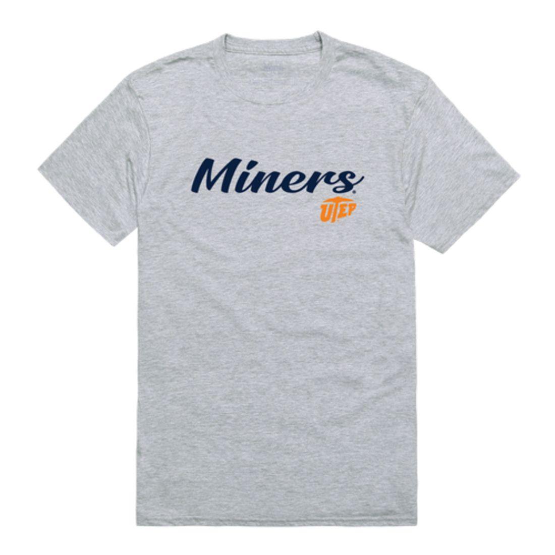 UTEP University of Texas at El Paso Miners Script Tee T-Shirt-Campus-Wardrobe