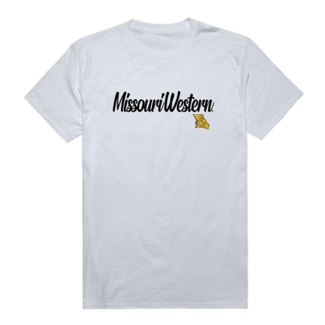 MWSU Missouri Western State University Griffons Script Tee T-Shirt-Campus-Wardrobe
