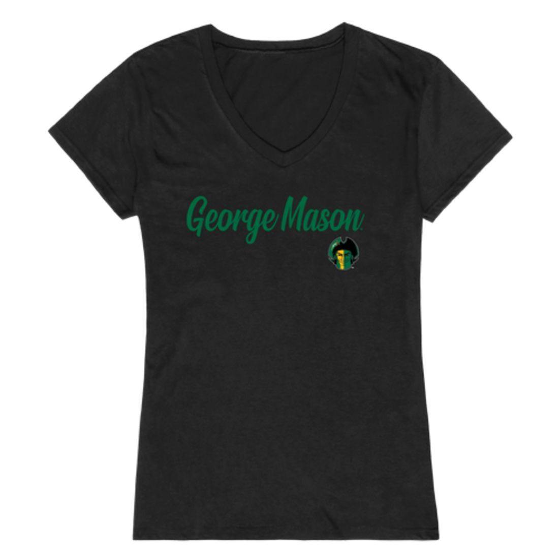 GMU George Mason University Patriots Womens Script Tee T-Shirt-Campus-Wardrobe