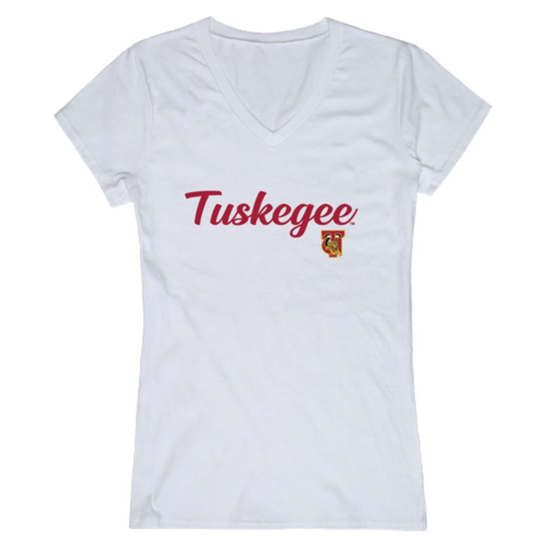 Tuskegee Universityen Tigers Womens Script Tee T-Shirt-Campus-Wardrobe