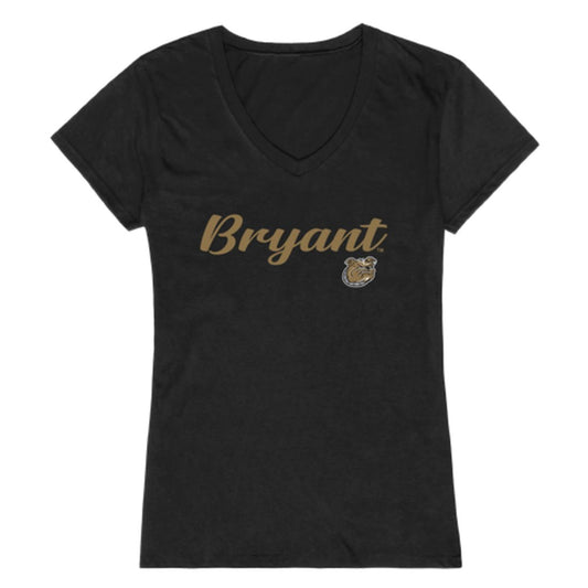 Bryant University Bulldogs Womens Script Tee T-Shirt-Campus-Wardrobe