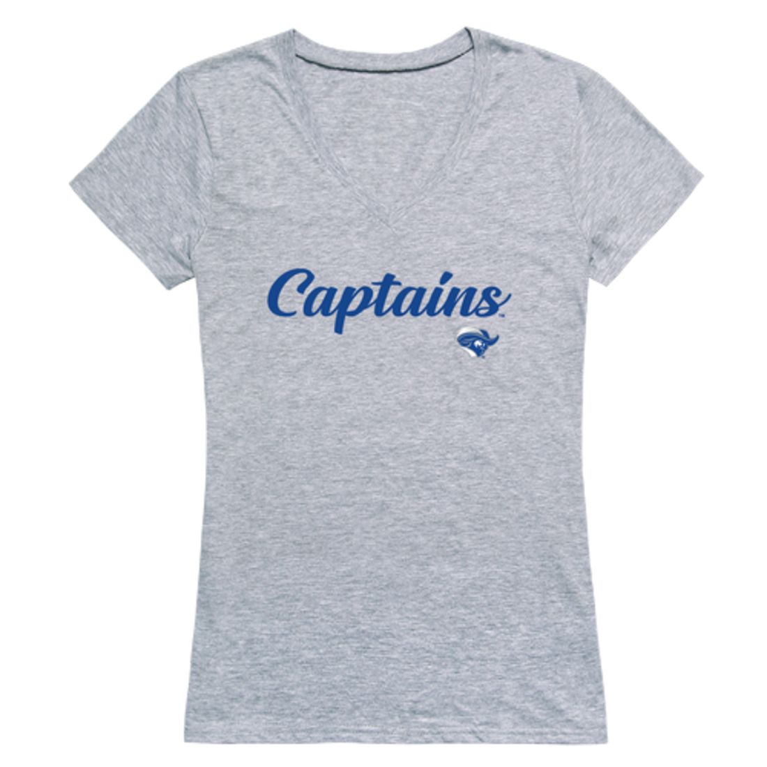 CNU Christopher Newport University Captains Womens Script Tee T-Shirt-Campus-Wardrobe