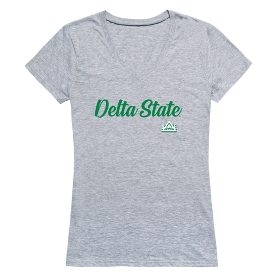DSU Delta State University Statesmen Womens Script Tee T-Shirt-Campus-Wardrobe