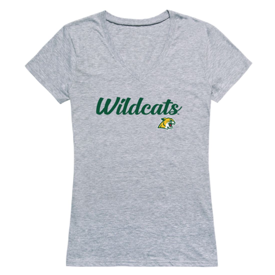 NMU Northern Michigan University Wildcats Womens Script Tee T-Shirt-Campus-Wardrobe