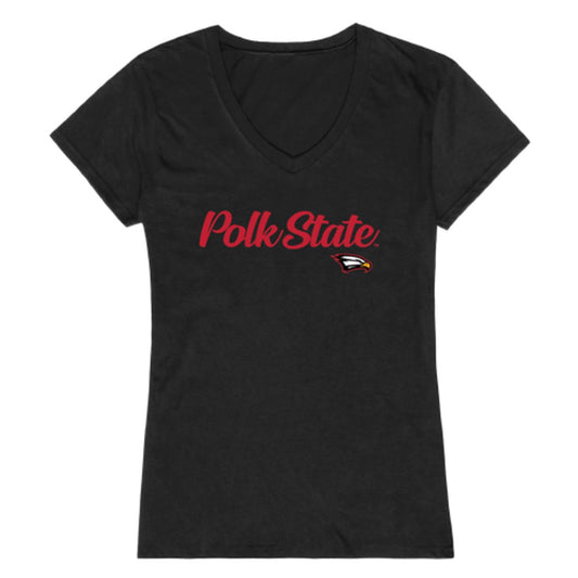 Polk State College Eagles Womens Script Tee T-Shirt-Campus-Wardrobe