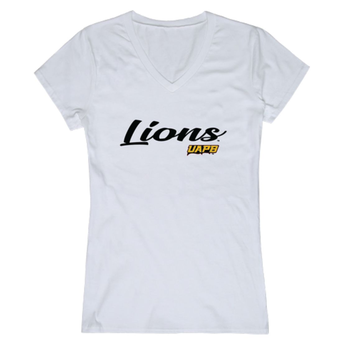 UAPB University of Arkansas Pine Bluffen Lions Womens Script Tee T-Shirt-Campus-Wardrobe