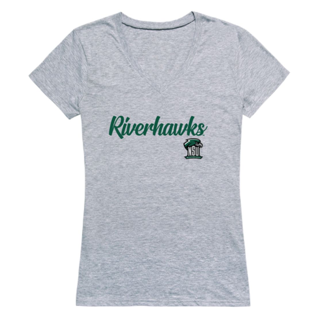 NSU Northeastern State University RiverHawks Womens Script Tee T-Shirt-Campus-Wardrobe
