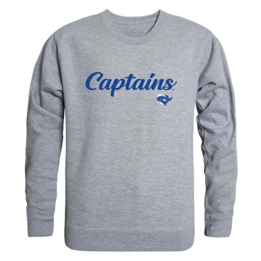 CNU Christopher Newport University Captains Script Crewneck Pullover Sweatshirt Sweater Black-Campus-Wardrobe
