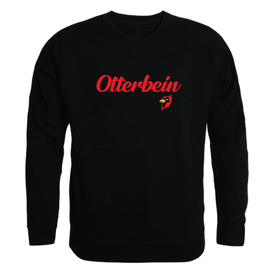 Otterbein University Cardinals Script Crewneck Pullover Sweatshirt Sweater Black-Campus-Wardrobe