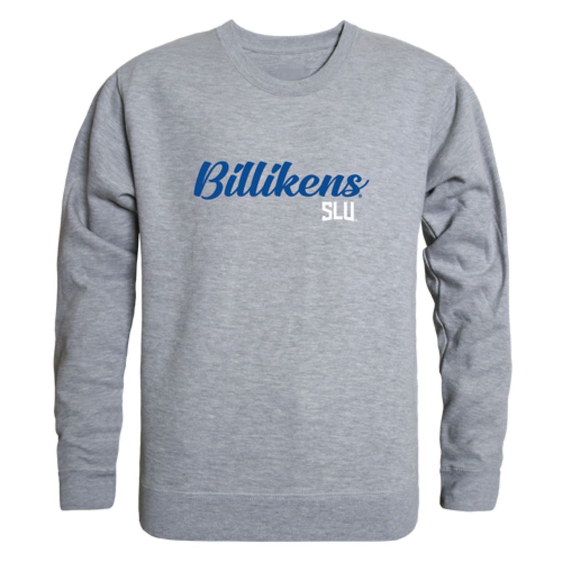 SLU Saint Louis University Billikens Script Crewneck Pullover Sweatshirt Sweater Black-Campus-Wardrobe