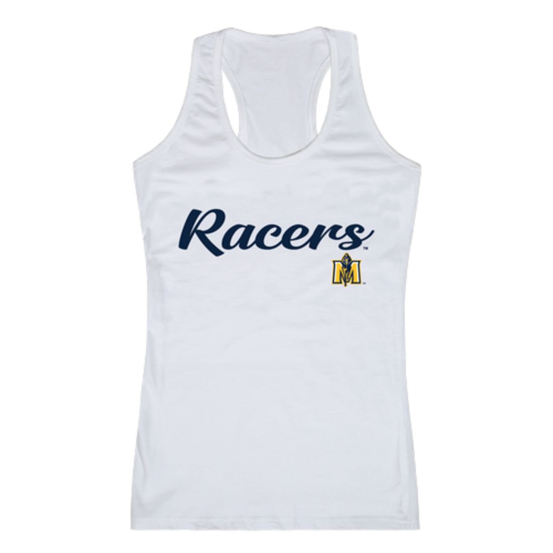 MSU Murray State University Racers Womens Script Tank Top T-Shirt-Campus-Wardrobe
