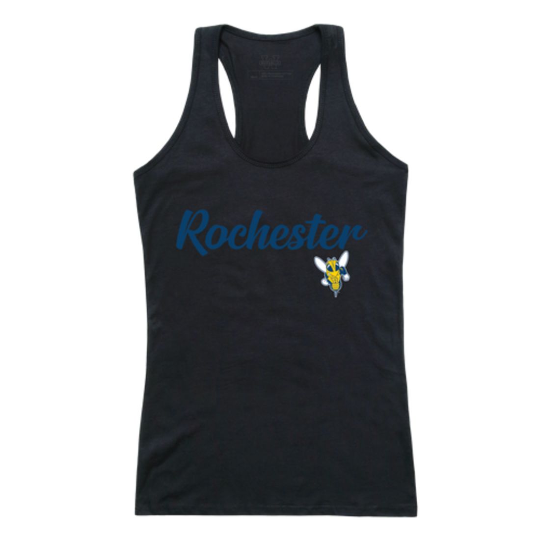 University of Rochester Yellowjackets Womens Script Tank Top T-Shirt-Campus-Wardrobe