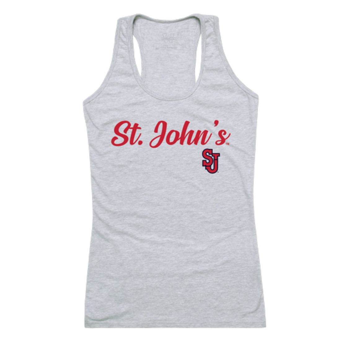 St. John's University Storm Womens Script Tank Top T-Shirt-Campus-Wardrobe