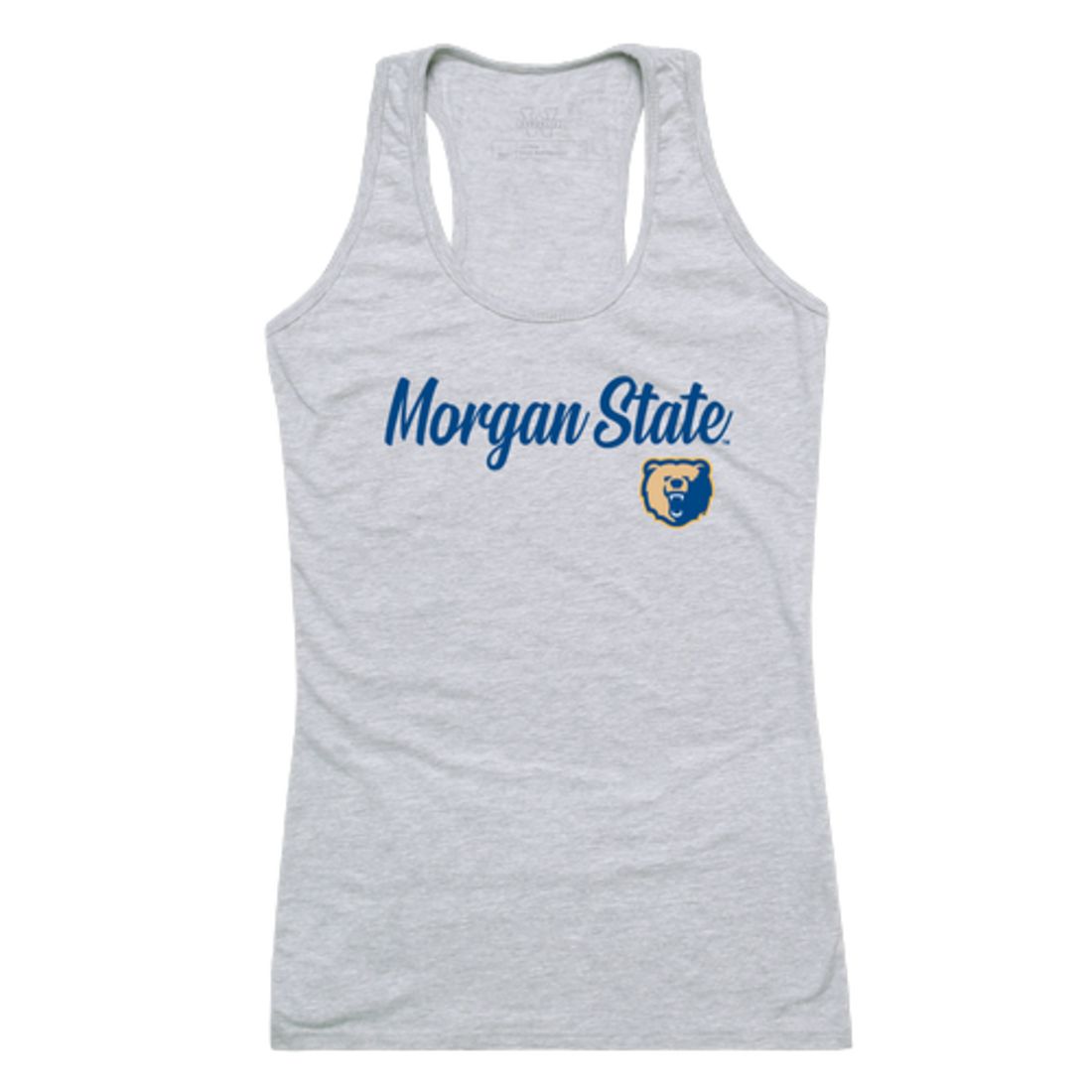 Morgan State University Bears Womens Script Tank Top T-Shirt-Campus-Wardrobe