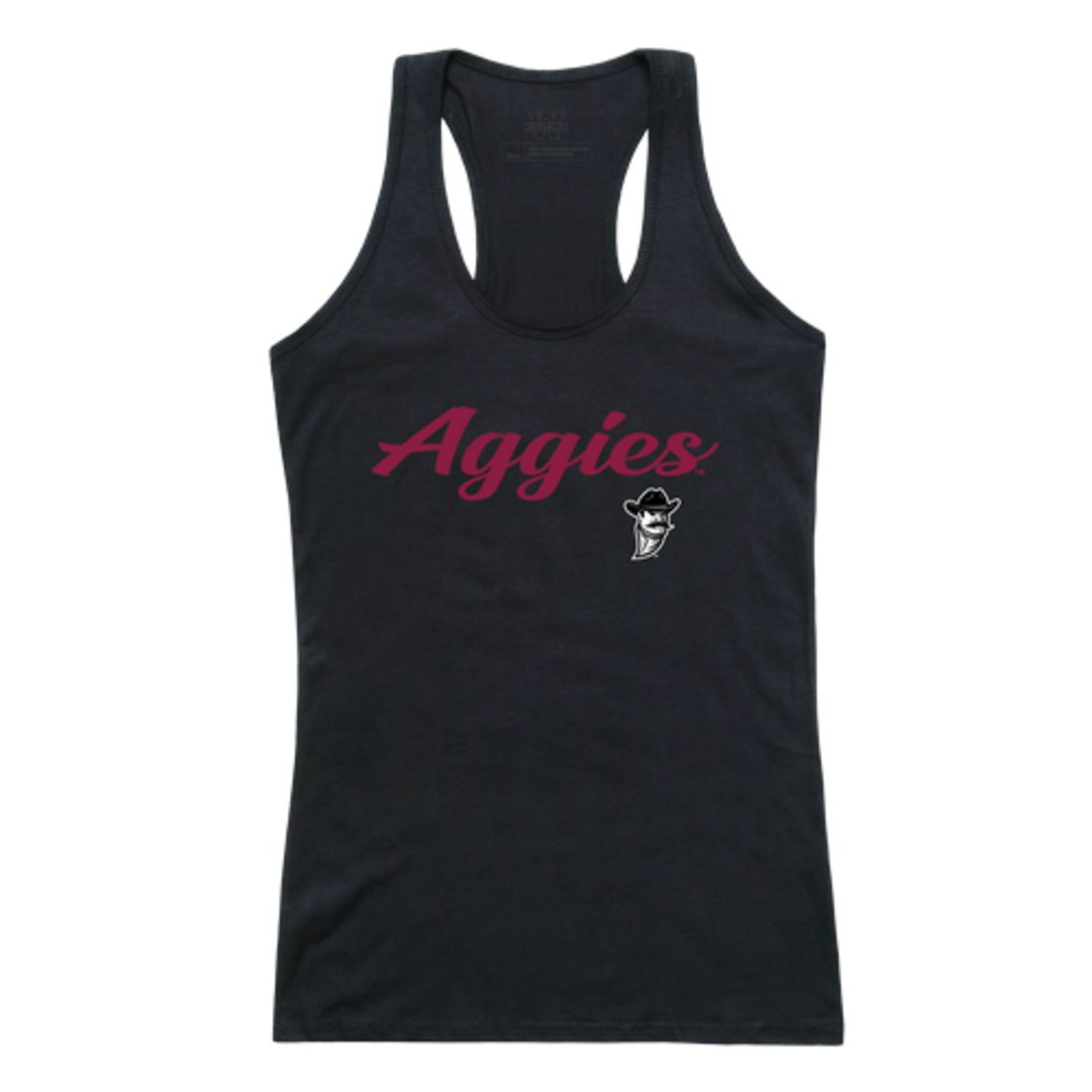 NMSU New Mexico State University Aggies Womens Script Tank Top T-Shirt-Campus-Wardrobe