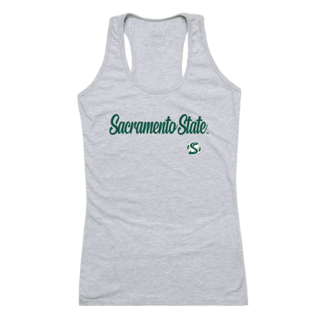 Sacramento State Hornets Womens Script Tank Top T-Shirt-Campus-Wardrobe