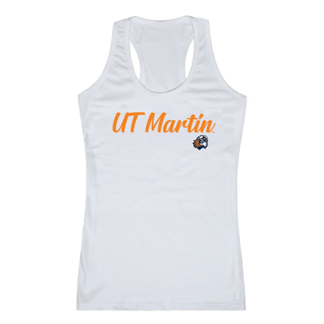 UT University of Tennessee at Martin Skyhawks Womens Script Tank Top T-Shirt-Campus-Wardrobe