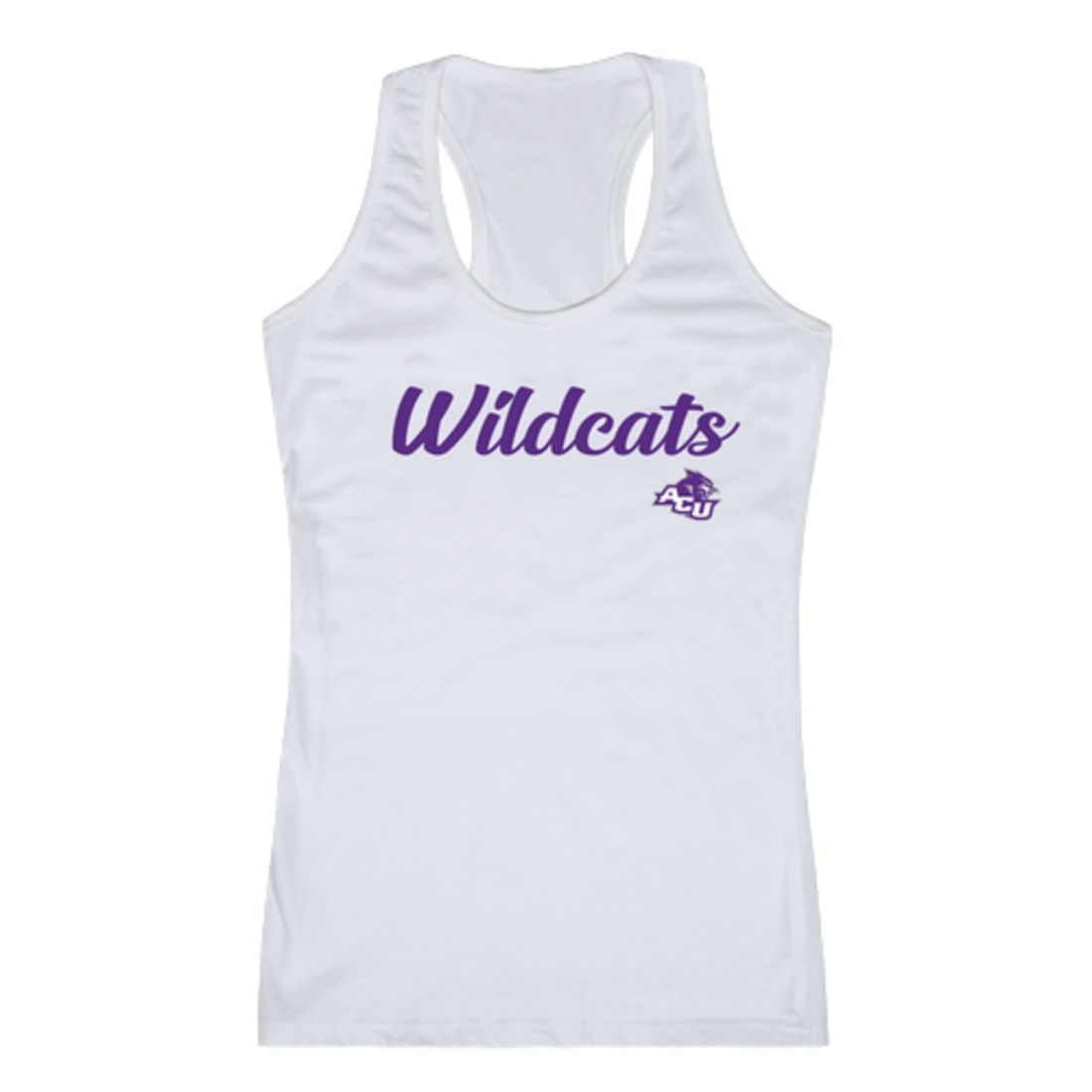 ACU Abilene Christian University Wildcats Womens Script Tank Top T-Shirt-Campus-Wardrobe