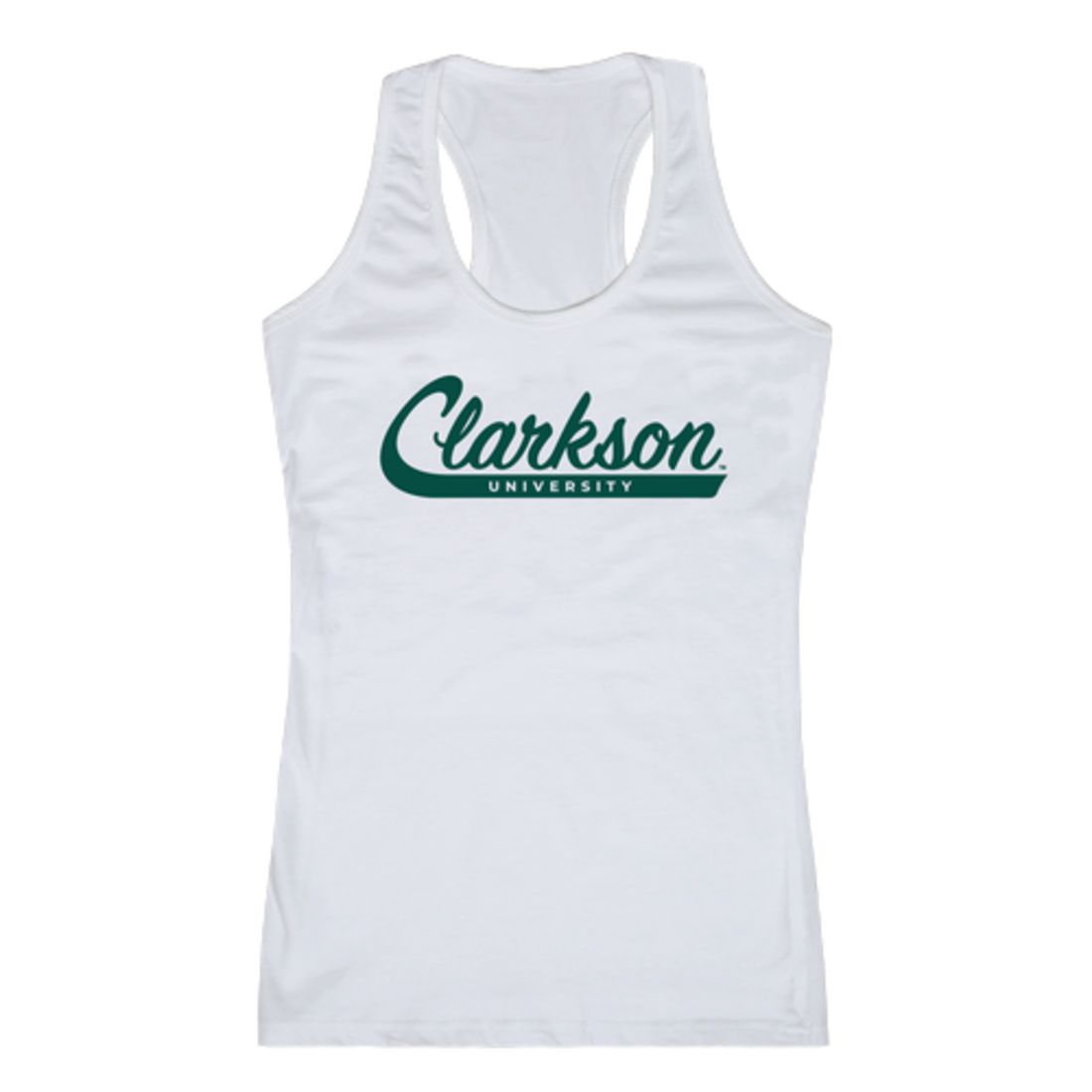 Clarkson Universityen Knights Womens Script Tank Top T-Shirt-Campus-Wardrobe