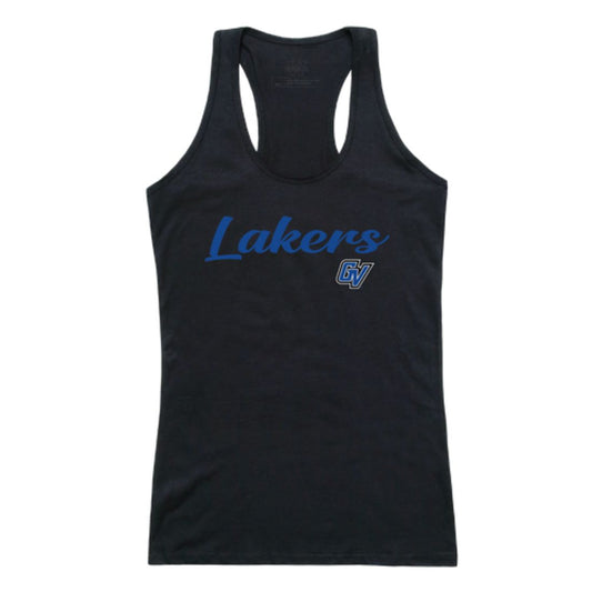 GVSU Grand Valley State University Lakers Womens Script Tank Top T-Shirt-Campus-Wardrobe
