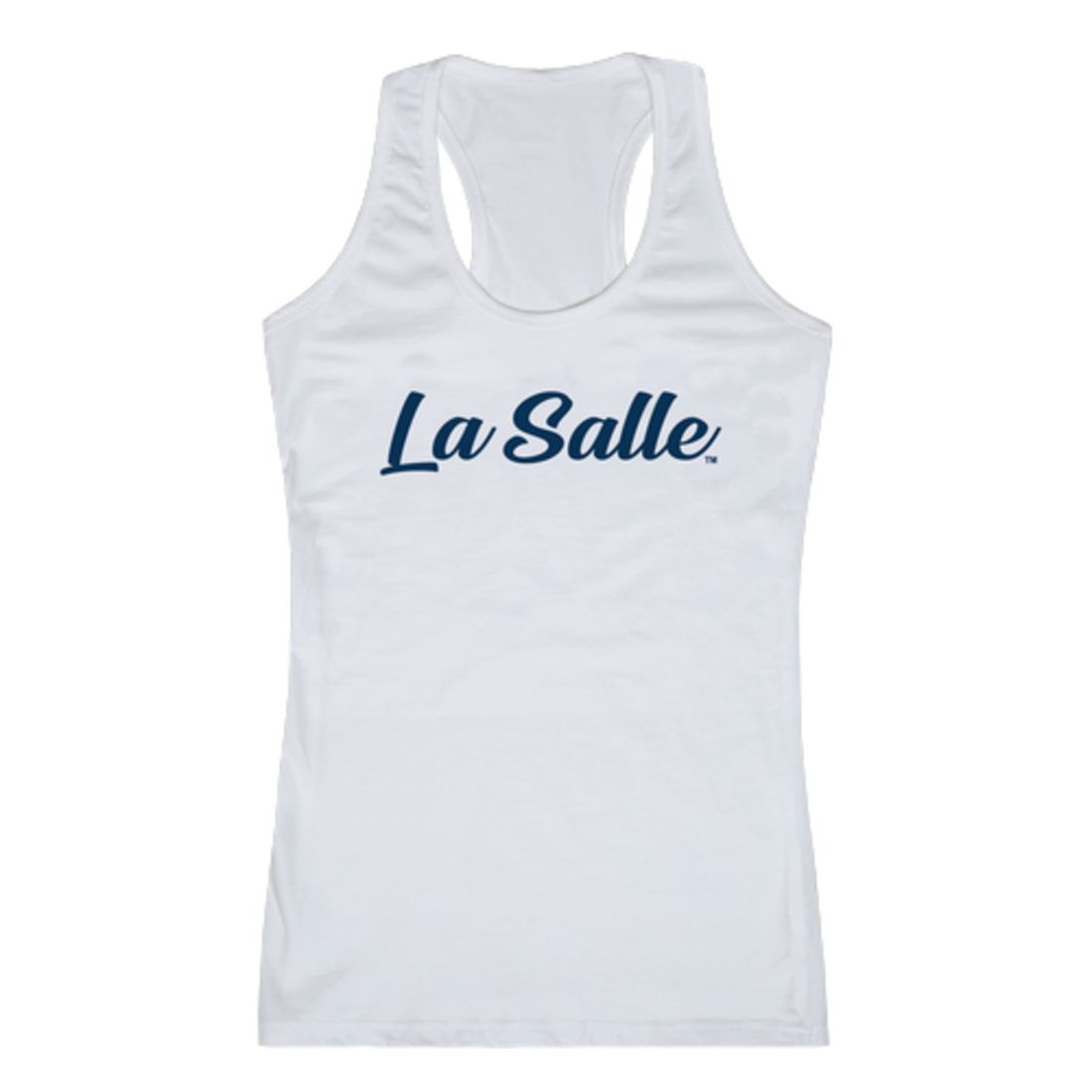 La Salle University Explorers Womens Script Tank Top T-Shirt-Campus-Wardrobe